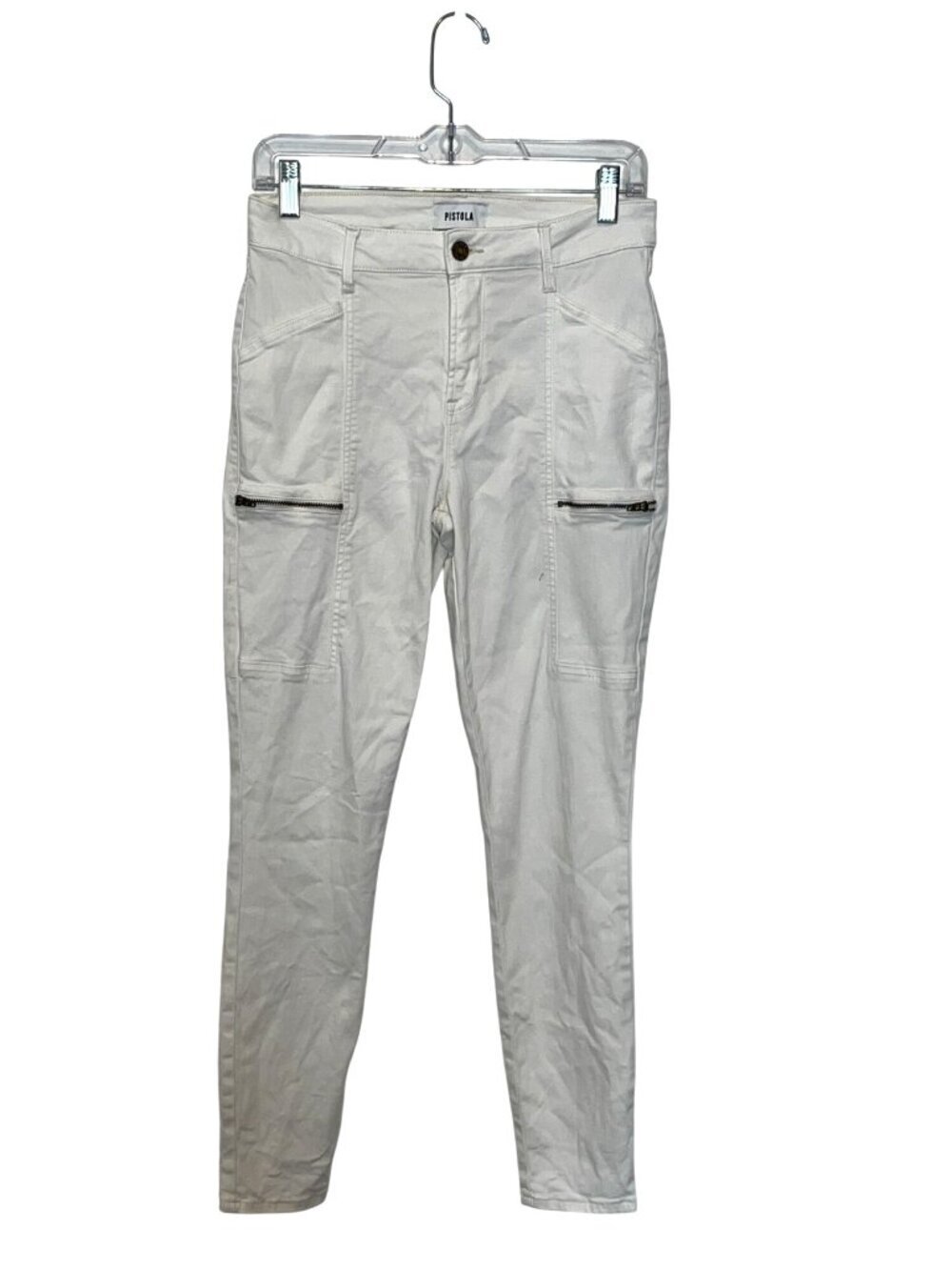 Pistola White Skinny Cargo Jeans  Size 27 womens